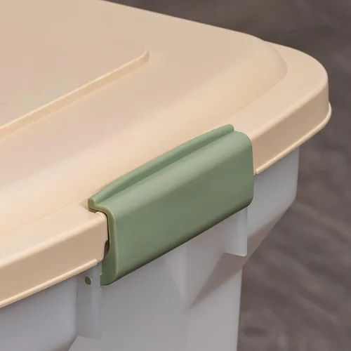 Vista 11 de IRIS USA Contenedor Hermético de Almacenamiento de Alimentos para Mascotas WeatherPro de 22 Libras / 28 Cuartos de Galón con Ruedas Removibles, Para