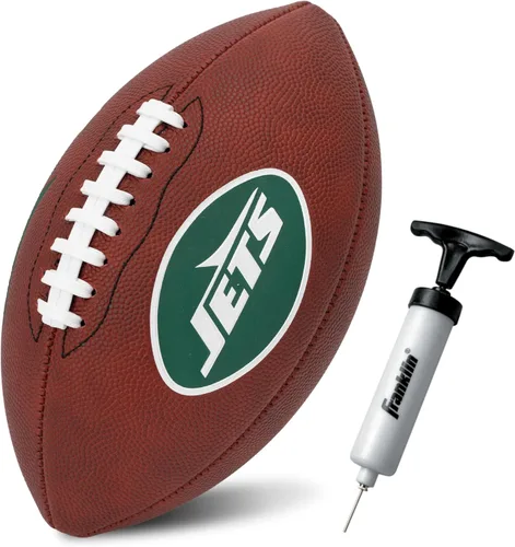 Franklin Sports NFL Football - Youth Junior Size Football for Kids - Official NFL Team Logo + Colors - Fan Shop Ball