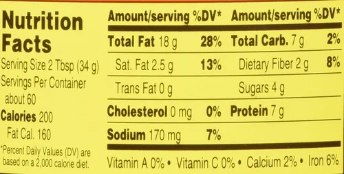 Vista 3 de Reese's Mantequilla de maní totalmente natural - Tarro de 4.5 libras