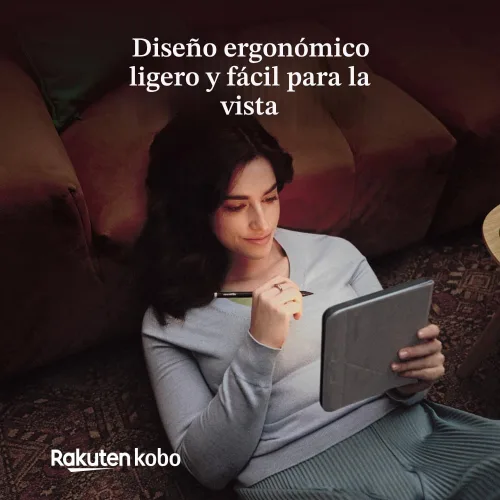 Vista 5 de Kobo Libra Colour eReader Pantalla Kaleido™ 3 de tinta E sin deslumbramiento de 7 pulgadas Opción de modo oscuro Audiolibros Resistente al