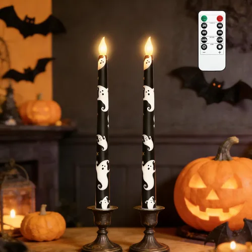 Vista 10 de Velas sin llama LED con forma de hortensia azul y violeta, parpadean con control remoto, tema de amor, decoración temática de verano y primavera