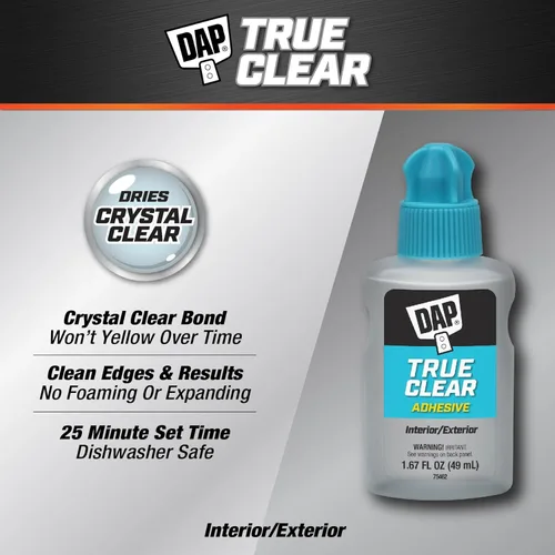 Vista 3 de DAP Productos Rapidfuse Ultra Clear Adhesivo multiusos, 1.67 oz (7079800180)