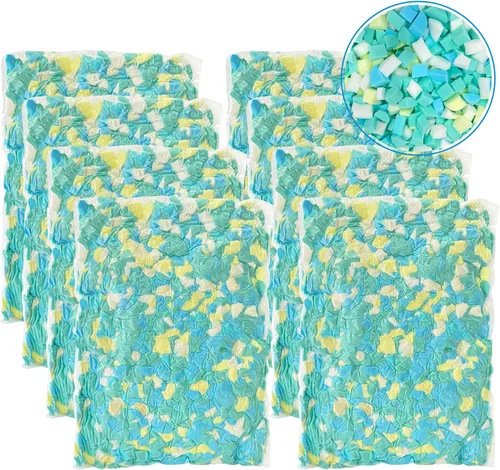 Vista 23 de Welacer Relleno de espuma viscoelástica triturada de 5 libras para relleno de puf, relleno para cojines, artes y manualidades, partículas de gel