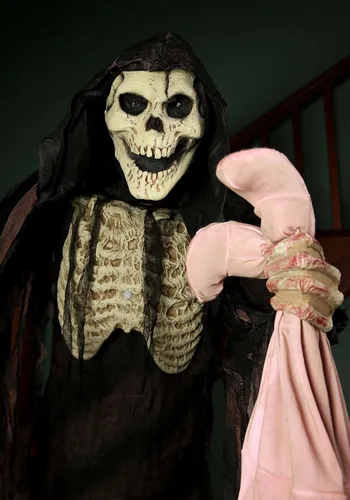 Vista 3 de Morris Costumes - Disfraz de hombre Boogey animado de 7 pies con accesorio para niños