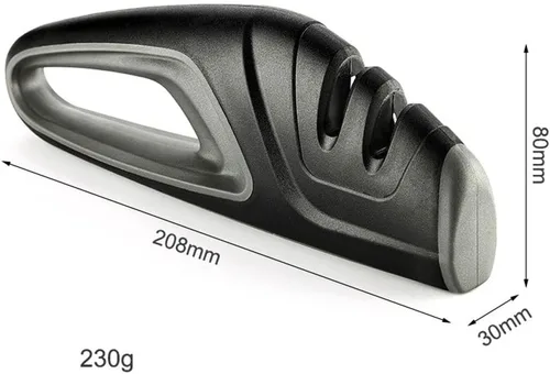 Vista 7 de BioNyt Professional Knife Sharpening Rods to Sharpen Your Knives, Handheld Manual Knife Sharpeners for Kitchen Knives, Scissor Sharpener sharpener