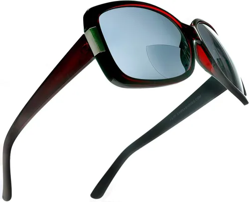 Vista 7 de SAMBA SHADES Lentes de sol bifocales integrados para lectura Jackie O Fashion Reader