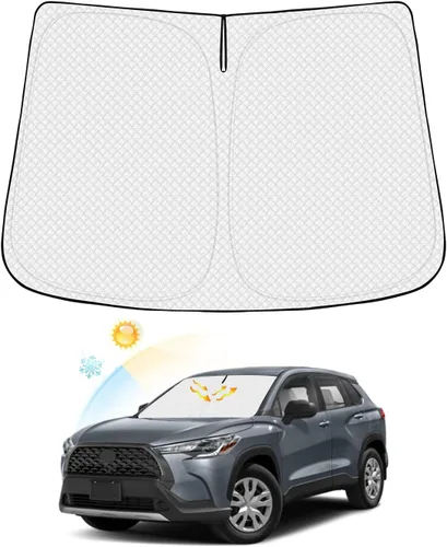 Vista 42 de Canvcle Parasol para parabrisas para Jeep Wrangler JL 2018-2026, accesorios gruesos de 6 capas para Jeep Gladiator JL/2020-2026, protector