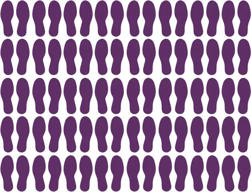 Vista 56 de LiteMark Calcomanías de vinilo para piso, calcomanías de línea para suelo de aula, oficinas, bailes, eventos, marcadores de puntos duraderos con Azul