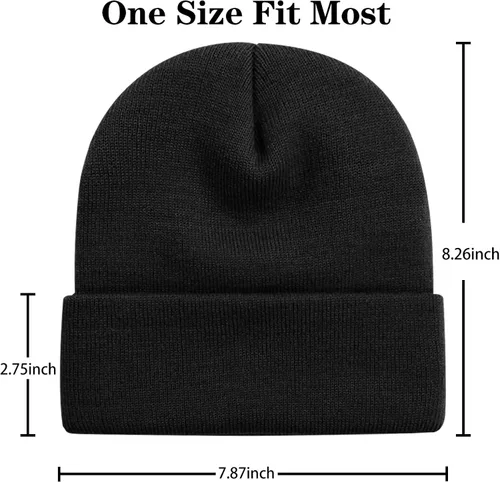 Vista 2 de ZOORON Gorro de invierno para mujeres y hombres, suave y ligero