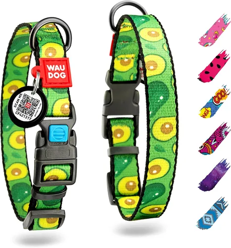 Vista 13 de Collar de nylon para perros con soporte de aire - Ajustable para perros grandes, pequeños y medianos - Collares para cachorros de razas grandes