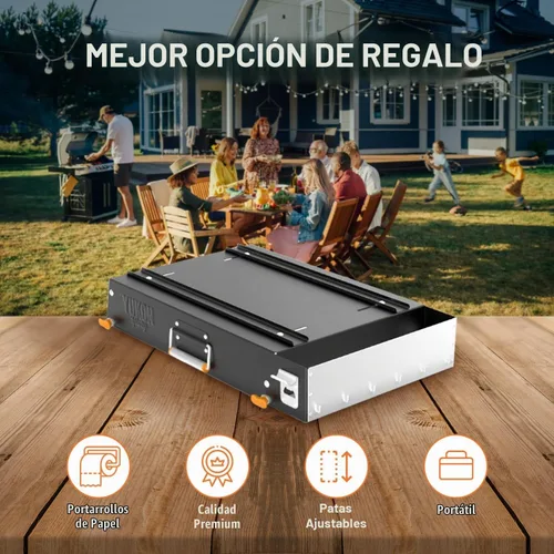 Vista 7 de Yukon Glory Mesa plegable para parrilla y soporte de parrilla Blackstone