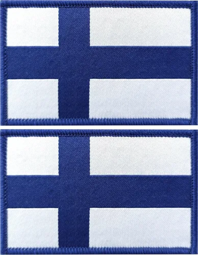 Vista 23 de QQSD Parche de bandera argentina Argentina - Cierre de velcro, paquete de 2