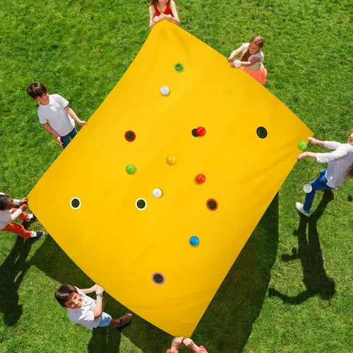 Vista 7 de Kathfly Blue Hole Canvas - Juego de construcción de equipos de 98 x 70 pulgadas, divertido juego de construcción de equipos para trabajar con 8