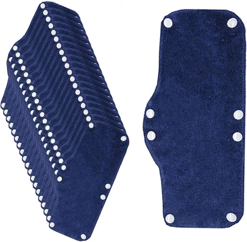 Vista 5 de Alpurple Banda de algodón lavable para casco – Forro reutilizable a presión y almohadillas de sudor para accesorios de casco