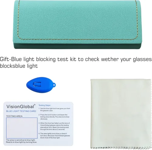 Vista 6 de Estuche rígido para lentes y lentes de sol para hombresmujeres y niños