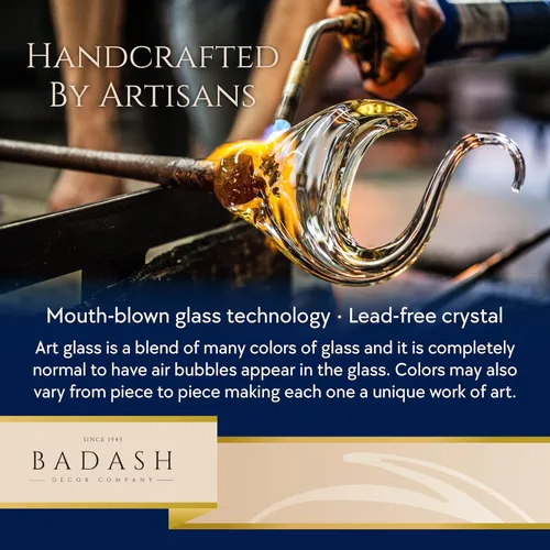 Vista 8 de Badash Galaxy Crystal - Juego de 6 vasos de cristal sin plomo de 4 pulgadas de alto, 3 onzas