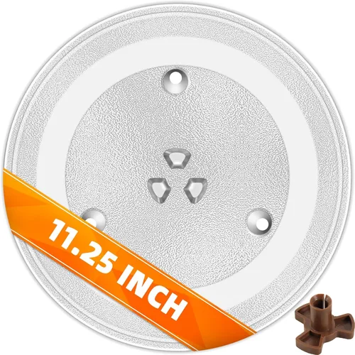 Vista 13 de CalPalmy Plato giratorio de microondas de 12.75" compatible con Whirlpool, Kenmore, LG, GE, Sears, placa de vidrio de 12-3/4", reemplaza el plato