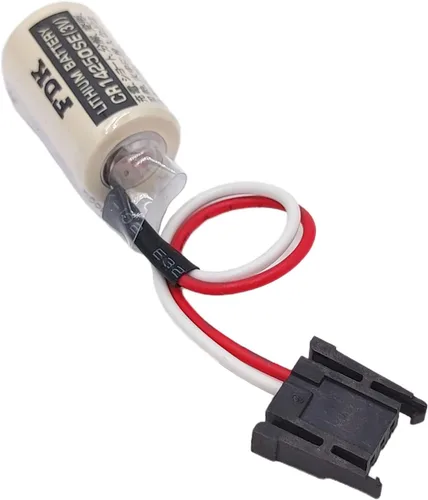 Vista 4 de CR14250SE 3V PLC Batería de litio para fuente de alimentación de respaldo FDK/Sanyo CR14250SE AB 1747-BA