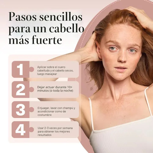 Vista 7 de Kitsch Aceite de romero para el crecimiento del cabello – Aceite capilar prelavado con ricino, biotina, jojoba – Cuidado del cabello, añade brillo