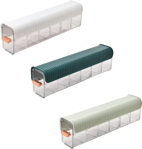 Organizador de cajones transparente montado en la pared, 3 unidades, para colgar en la pared, ropa interior transparente, caja de almacenamiento