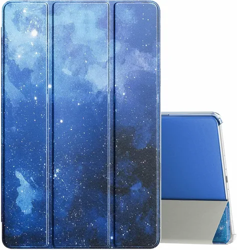 Vista 17 de MoKo Funda compatible con tablet Amazon Kindle Fire Max 11 (13ª generación, versión 2023) de 11 pulgadas, funda delgada de piel sintética con azul