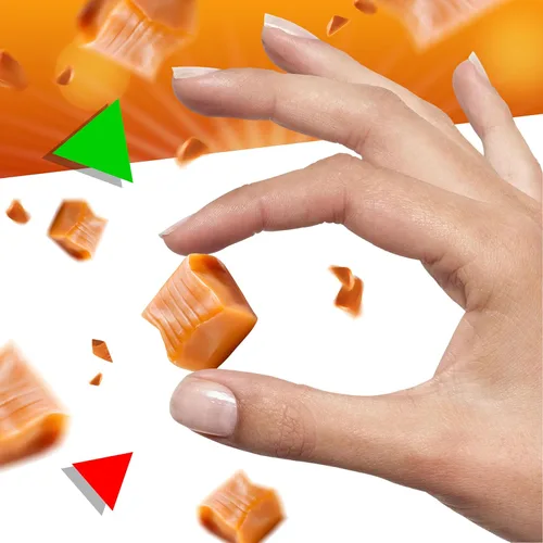 Vista 6 de Caramelos en cubos de caramelo, cuadrados masticables envueltos individualmente (paquete a granel de 5 libras)
