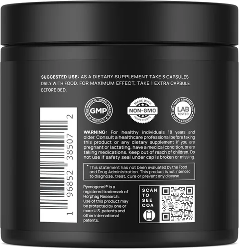 Vista 9 de 2,015 mg de refuerzo de testosterona para hombres 8 veces fuerza con Ashwagandha, Tongkat Ali, Pycnogenol, Tribulus - Suplemento total