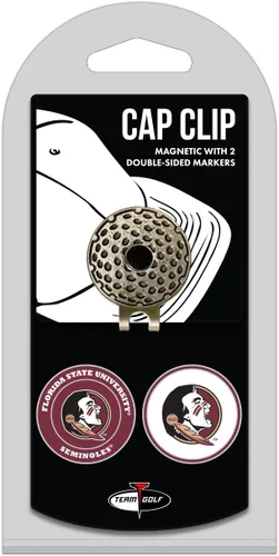 Vista 18 de Team Golf NCAA - Clip para gorra de golf con 2 marcadores magnéticos de esmalte de doble cara extraíbles, se fija fácilmente a los sombreros