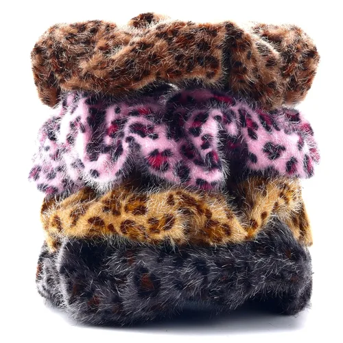 Vista 9 de Coleteros mate para el cabello, 6 piezas de coleteros de terciopelo para cabello grueso, ultra texturizados, suaves y mullidos, bandas