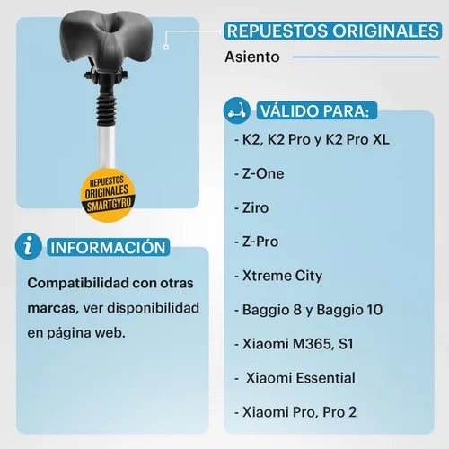 Vista 2 de Xtreme - Asiento de skate, unisex para adultos