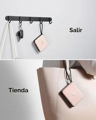 Vista 7 de VRURC Cargador portátil de 20000 mAh de carga rápida de 20 W con 4 cables incorporados