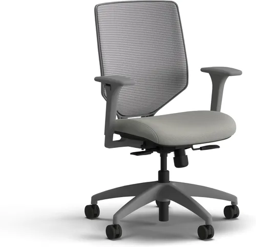 Vista 25 de HON Solve - Silla de oficina ergonómica, soporte de malla con respaldo de malla, soporte lumbar ajustable, brazos ajustables en altura, marco