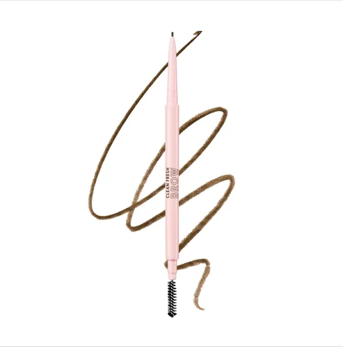 Vista 9 de Covergirl Clean Fresh Brow Nano, 300 Auburn, lápiz de cejas, punta ultra precisa, impermeable, resistente a la transferencia, carrete integrado