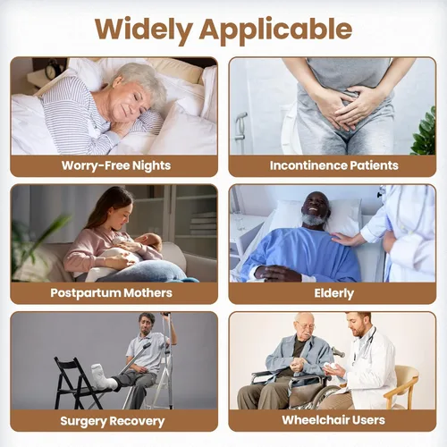 Vista 7 de Pantalón de cobertura para incontinencia unisex impermeable tipo pull-on. Nylon fresco, suave, ligero, duradero, a prueba de fugas, lavable. No