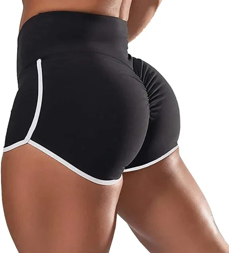 SEASUM - shorts sexys con levantamiento de glúteos para mujer, para hacer ejercicio, correr y practicar yoga, traje corto de licra para disfraces