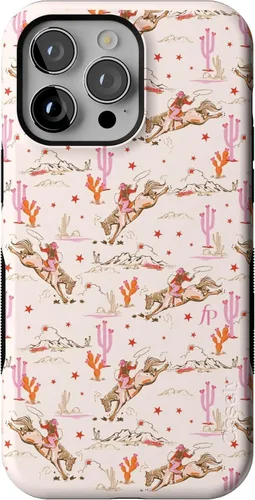 Vista 104 de Casely - Funda para iPhone 14 Pro Max, flores pintadas, Frida Kahlo Floral Girly, compatible con MagSafe