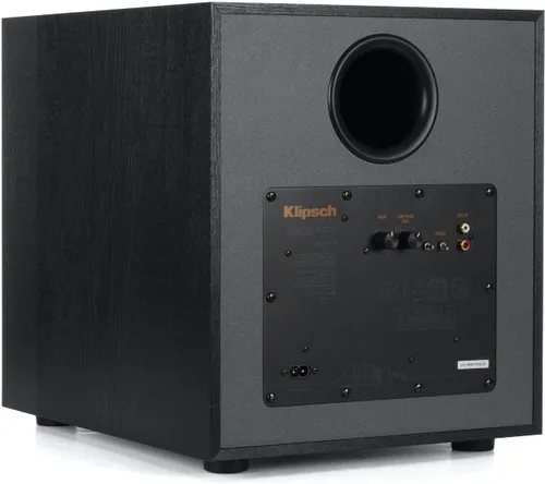 Vista 5 de Klipsch R-100SW Subwoofer de 10", graves increíblemente profundos y un amplificador totalmente digital, 14 5" x 12 5" x 16 4