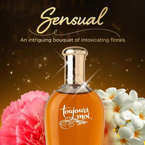 Vista 3 de Dana Toujours Moi Eau De Colonia Spray para mujer, 4 onzas