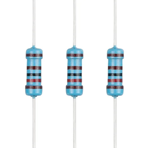 Vista 50 de 100 resistencias 1/2 W (0.5 Watt) ±1% tolerancia de película metálica, múltiples valores de resistencia opcional