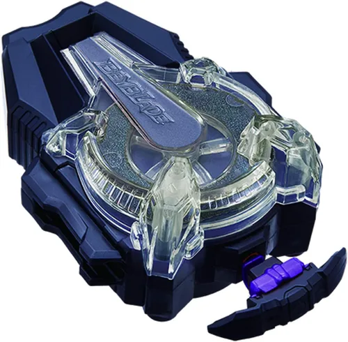 Vista 2 de BelleJiu Battling Tops Burst B-169 Starter Variant Lucifer.Mb 2D con Sparking Launcher Superking Layer System Spinning Top