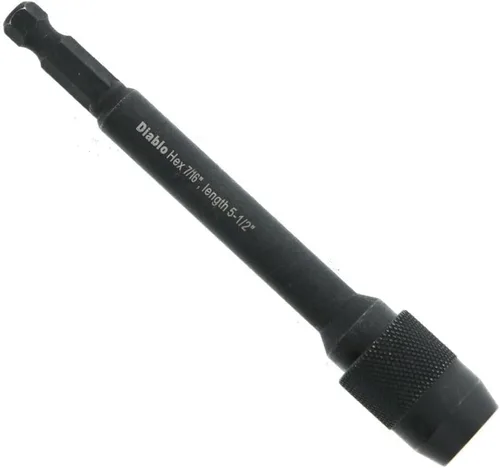 Vista 8 de Diablo Extensión Universal para Taladros - Impacto Fuerte, Característica de Cambio Rápido - Vástago Hexagonal de 1/4 Pulgadas, 15 cm de Longitud