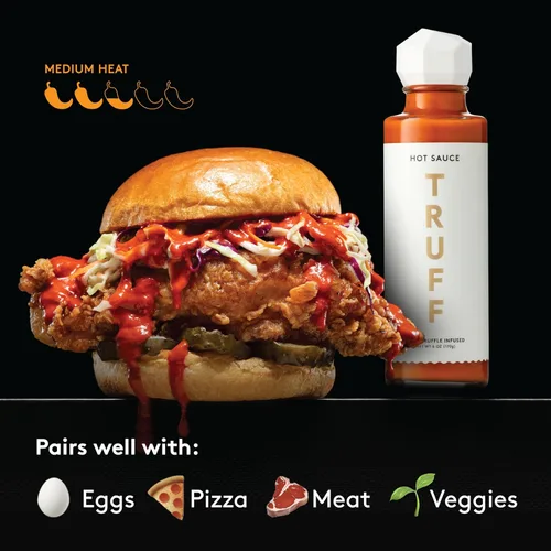 Vista 4 de TRUFF Paquete variado de salsa picante, juego de salsa picante gourmet de edición blanca, más caliente y limitada, experiencias únicas de sabor