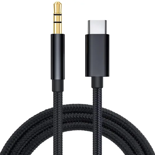 Cable auxiliar USB C a 0.138 in compatible con iPhone 16/15 Series, iPad Pro, MacBook Air/Pro, Samsung Galaxy S24 S23 Ultra, Pixel 7, 6, 5, 4, 3, 2