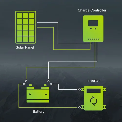 Vista 7 de Newpowa Panel solar monocristalino de 75 W (vatios) de 12 V, módulo fotovoltaico de alta eficiencia, mantenedor de batería de alta eficiencia