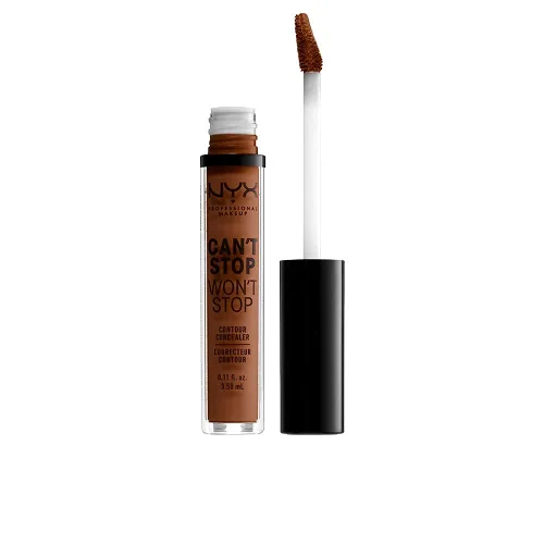 Vista 28 de NYX PROFESSIONAL MAKEUP Can't Stop Won't Stop - Corrector de contorno para maquillaje, 24 horas de cobertura total y acabado mate - Pálido
