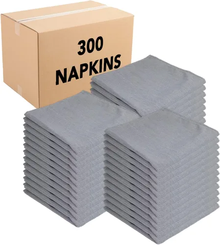 Vista 14 de Arkwright Servilletas de tela para restaurante, (paquete de 25) servilletas de poliéster hilado con bordes con dobladillo, ideal para cenas, bodas