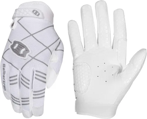 Vista 9 de Seibertron B-A-R PRO 2.0 - Guantes insignia de bateo para béisbol, sóftbol y Teeball, con super agarre, ajuste de dedo, múltiples tamaños 11 + 5