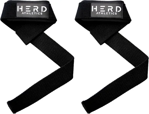 Vista 8 de Correas de muñeca de levantamiento – 23 pulgadas de largo x 1.5 pulgadas de ancho – Correas acolchadas de algodón de neopreno para levantamiento