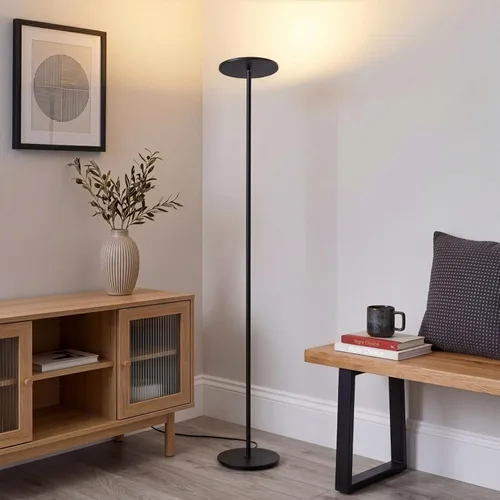 Vista 4 de Brightech - Sky 30 Flux Edition - Lámpara de pie LED Torchiere - LED superbrillante de 30 vatios - Ajuste de la temperatura de color a 3 niveles