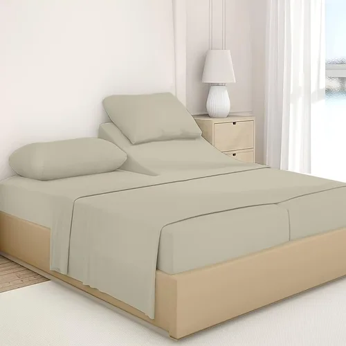 Vista 18 de Sábanas de algodón egipcio de 600 hilos - Sábanas refrescantes de lujo tamaño Queen - Sábanas de algodón suave con tejido satinado para cama Queen